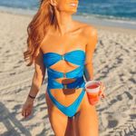 Pretty Little Thing Blue One Piece Photo 1