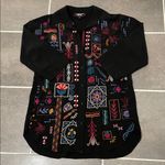 Johnny Was  Campo Relaxed Oversized Shirt size XS Photo 3