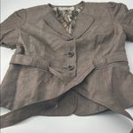 Tahari Brown Women's Jacket with Belt Photo 4