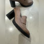 Paul Green  Nina Loafer Pump Size 10 Antelope Star Leather Platform Shoe Photo 5