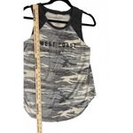 AWAKE Women's Camo Tank Top West Coast Style Size Junior Large Summer Gray Photo 5