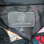 Lauren James  Anorak Colorful Floral Tropical 1/4 Zip Windbreaker Jacket Sz Small Photo 9