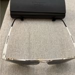 Burberry Silver and Black Aviator Sunglasses Photo 6