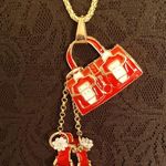 Handbag Purse & Shoes Pendant Necklace Photo 3