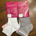 NWT Dr. Motion Everyday Compression quarter Socks 4 pairs Pink Photo 1