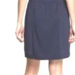 J.Crew  Hideaway Navy Mini Dress Silk & Cotton Panels V Neck Short Sleeve Est. M Photo 0