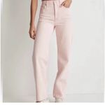 Madewell  Light Pink/Blue Denim Mom Jeans Photo 12