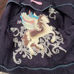 None Women's embroidery unicorn jacket Photo 6