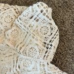 Ultra Pink  Cream Crochet Pants Photo 4