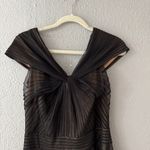 Tadashi Shoji Black Tulle Dress, Size 6, Tea Length Dress Photo 6