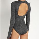 A.P.C. Gray Long Sleeve Bodysuit Photo 1