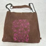 Rip Curl  Brown and Pink Tote Bag with Skull Design Photo 0
