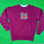 vintage crewneck sweatshirt women's‎ MED. 80s Pullover Grandma Granny Core Photo 0
