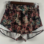Lululemon  Athletica Hotty Hot Low-Rise Lined Short 2.5" Stencil Blossom Red Sz 6 Photo 0