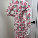 Monica + Andy Strawberry Print Robe Size XS. #335 Pink Photo 6