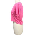 Nike Pink Dri-Fit Cropped T-Shirt Size M Photo 4