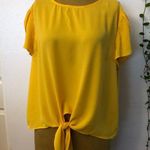 Petal New  Sleeve Knot Front Top Photo 0