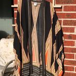 Geometric Kimono Robe / Cover Up Black Size undefined Photo 2