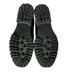 Free People A.S.98 Black White faux fur tongue lug suede chunky leather Shoes Photo 3