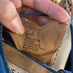 Steve Madden  “Brayla” Sandal espadrilles like denim material lace up sandals 6M Photo 4