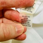 Elie Tahari  White Ruffle Front Button Down Collared Blouse Women's Size Small Photo 7