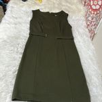Premise NWT  Dress Hunter Green with Gold Trim Sz 4 Photo 3