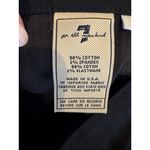 7 For All Mankind  Pants Women 31 Black Cotton Blend‎ Western Flare Leg Bootcut Photo 9