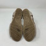 Earth Suede Leather Perforated Slingback Sandals Linden Laveen Coco Taupe Grey 8 Gray Photo 2