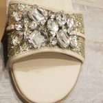ALDO ππ Brodkin Jewel Slide Slipper Sandal Flats Silver 8 NEW IN BOX Photo 5