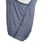 Lululemon On Track Singlet Heather Allover Steel Blue Running Tank Women Size XS Photo 4
