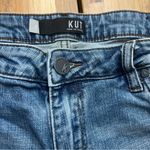 Kut From The Kloth  Denim Bermuda Shorts Raw Hem Size 8 Photo 1