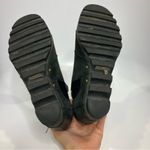 Sorel Lea black leather wedge booties women’s size 7 casual winter trendy punk Photo 5