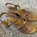 Kork-Ease Korks Kork‎ Ease Sandals Womens 8 Cilla Shoes Strappy Heel Tan Leather Comfort Photo 0