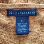 Design History  Orange Fringe Sweater XL Photo 4