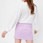 Nasty Gal high wasted lilac mini skirt Photo 1