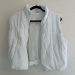 Brand new White Velvet Vest Size L Photo 0