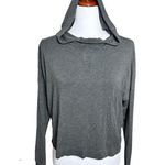 Beyond Yoga Cropped Gray Hoodie Lightweight Yoga Breathable Small Loungewear Photo 0