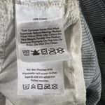 Eddie Bauer  Shorts Womens 4 Striped Denim Cuffed‎ Hem Nautical Preppy Classic Photo 4