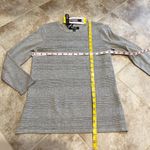 Buffalo David Bitton 🆕  crew neck 3/4 sleeve gray stretchy sweater small Photo 4