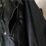 Free People WE THE FREE Vegan Leather Jacket w/removable hood size small Photo 14