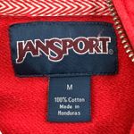 Jansport A8  University of Utah Utes Red Quarter Zip Sweatshirt Women's Medium Photo 2