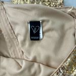 Windsor Gold Sequin One Sleeve Dress Photo 3