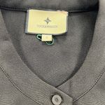 Tuckernuck Black Stretch Crepe Royal Shirt Dress Mini Half Sleeve Button Size S Photo 10