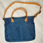 Classic Courier Organizer Messenger Travel Tote Laptop Bag Front Pockets AARP Blue Photo 3