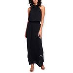 Rachel Roy Maxi Dress Exposed Sides Halter Neck Black Size L New $99.00 Photo 2