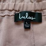 Lulus Lulu’s Jest Mauve Paper Bag High Waist Shorts Drawstring Pockets High Rise Large Photo 4