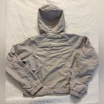 Lululemon  Hit Reset Half Zip Jacket Coat Chrome Cropped Packable Size 4 Like New Photo 8