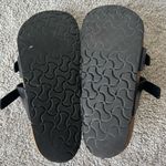 Birkenstock  Mayari Birkibuc Slide On Sandel Black Leather Strap Comfort Support Photo 10