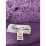 Emerald Sundae Womens Purple Lace Cocktail And Party Dress Plus 18 Photo 4