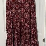 Earthbound Long Boho Maxi Skirt With Front Slit And Buttons Photo 0